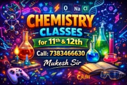 Chemistry Classes For 11th & 12th
